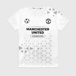 Женская футболка Manchester United Champions Униформа