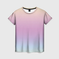 Женская футболка Gradient Pastel