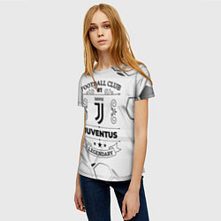 Футболка женская Juventus Football Club Number 1 Legendary, цвет: 3D-принт — фото 2