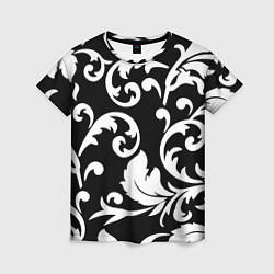 Женская футболка Minimalist floral pattern