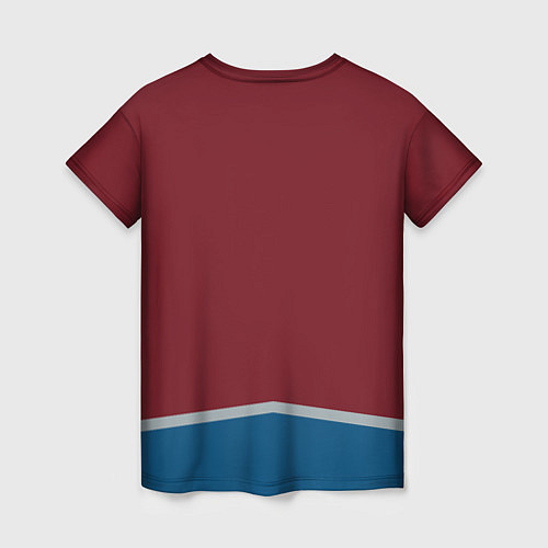 Женская футболка Колорадо Эвеланш Форма / 3D-принт – фото 2