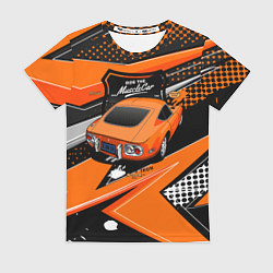 Женская футболка Vintage Tron Ретро-автомобиль