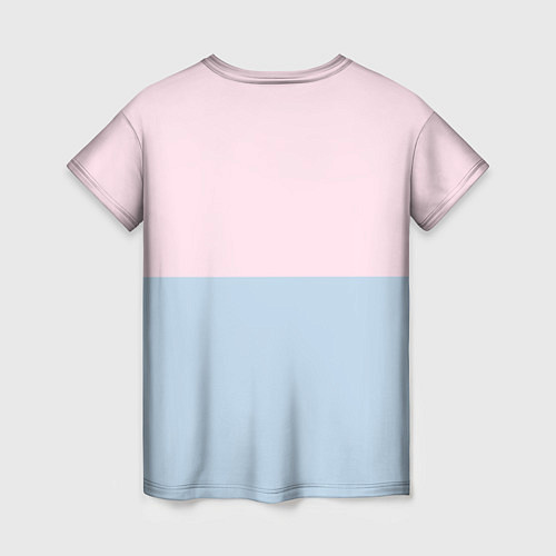Женская футболка Малыш Единорог / 3D-принт – фото 2