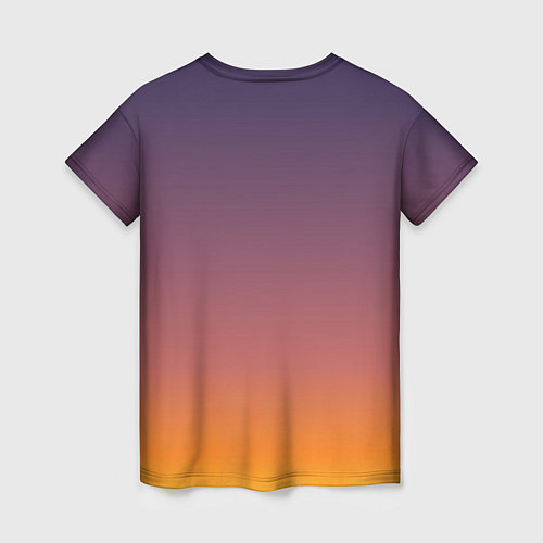 Женская футболка Sunset Gradient / 3D-принт – фото 2