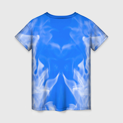 Женская футболка Sonic пламя / 3D-принт – фото 2