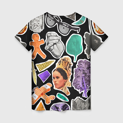 Женская футболка Underground pattern Fashion trend / 3D-принт – фото 2