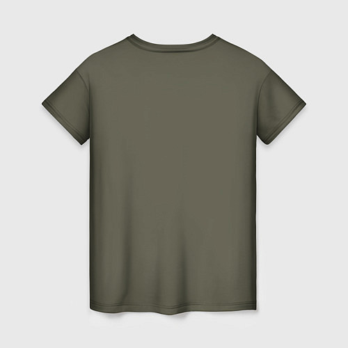 Женская футболка Нежные акварельные листья / 3D-принт – фото 2