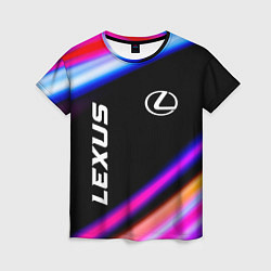 Футболка женская Lexus Speed Lights, цвет: 3D-принт