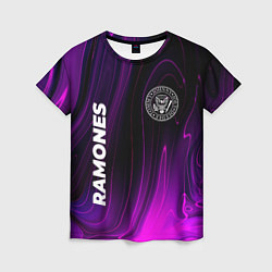 Женская футболка Ramones Violet Plasma