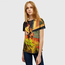 Футболка женская Hello Neighbor Привет сосед Сосед поливает, цвет: 3D-принт — фото 2