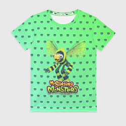 Футболка женская My singing Monsters - Жужук, цвет: 3D-принт