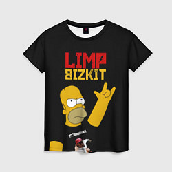 Женская футболка Limp Bizkit Симпсоны