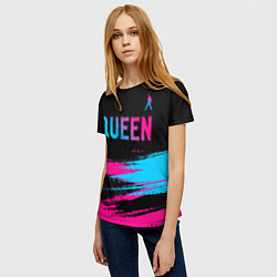 Футболка женская Queen Neon Gradient, цвет: 3D-принт — фото 2