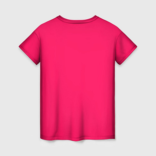 Женская футболка Розовый монстр / 3D-принт – фото 2