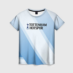 Футболка женская Tottenham hotspur Голубые полосы, цвет: 3D-принт