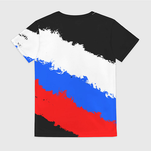 Женская футболка ВДВ - герб и триколор / 3D-принт – фото 2