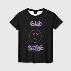 Женская футболка Sad Boys логотип