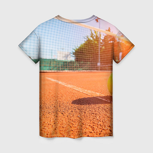 Женская футболка Теннис - рассвет / 3D-принт – фото 2