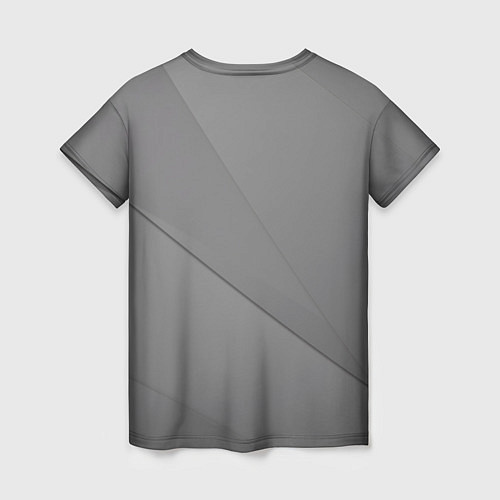 Женская футболка Suzuki - серая абстракция / 3D-принт – фото 2