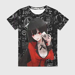 Футболка женская Безумный азарт Юмеко Джабами, цвет: 3D-принт