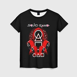 Футболка женская Игра в кальмара - Squid Game, цвет: 3D-принт