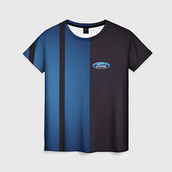 Женская футболка Ford - три полосы