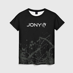 Женская футболка Jony - краска