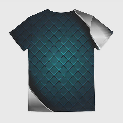 Женская футболка Герб России из золота / 3D-принт – фото 2