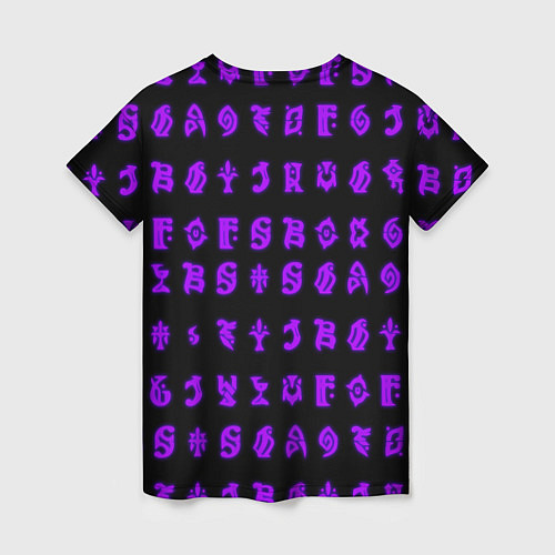 Женская футболка Куки Синоби - Геншин импакт - Банда Аратаки / 3D-принт – фото 2