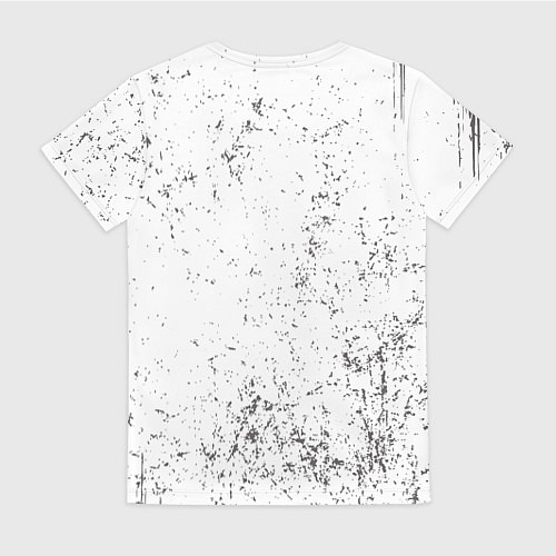 Женская футболка Потертость и бызги / 3D-принт – фото 2