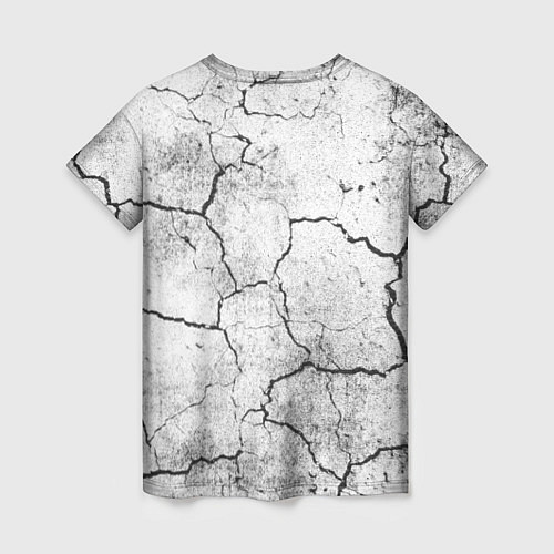Женская футболка Джиу-Джитсу : Потресканная земля / 3D-принт – фото 2