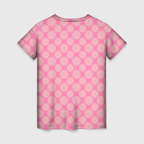 Женская футболка Классические узоры - паттерн / 3D-принт – фото 2