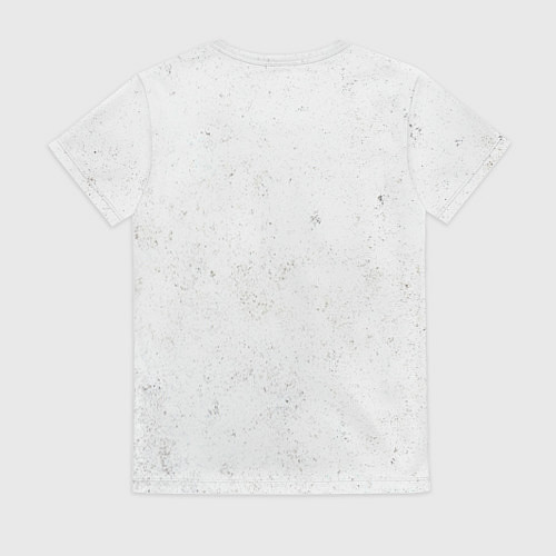 Женская футболка Черный ворон и брызги / 3D-принт – фото 2