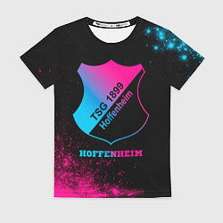 Футболка женская Hoffenheim - neon gradient, цвет: 3D-принт