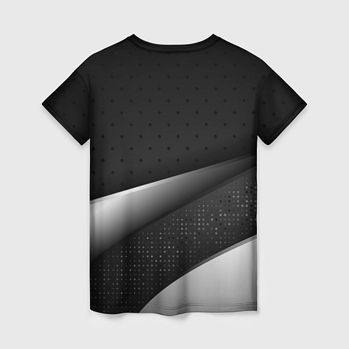 Женская футболка Russia - black & white / 3D-принт – фото 2