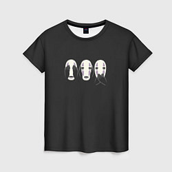 Женская футболка Каонаси-Безликий