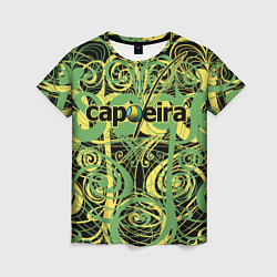 Женская футболка Capoeira pattern