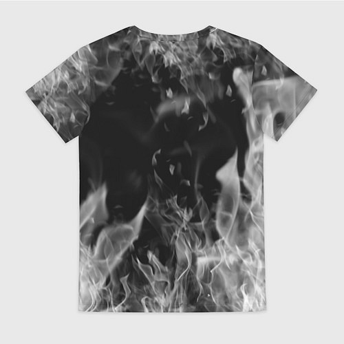 Женская футболка Ъуъ съука - пламя / 3D-принт – фото 2