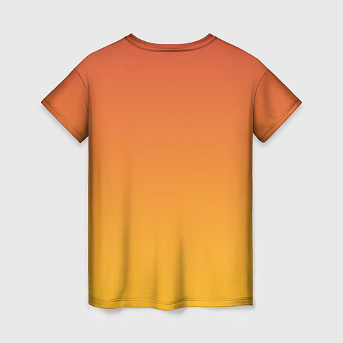 Женская футболка Закат на побережье минимализм / 3D-принт – фото 2