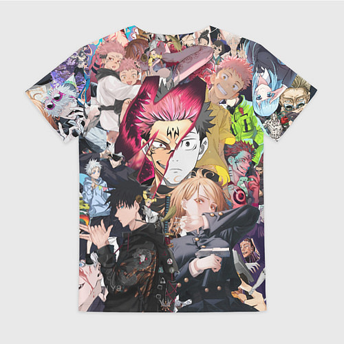 Женская футболка Jujutsu Kaisen- герои / 3D-принт – фото 2