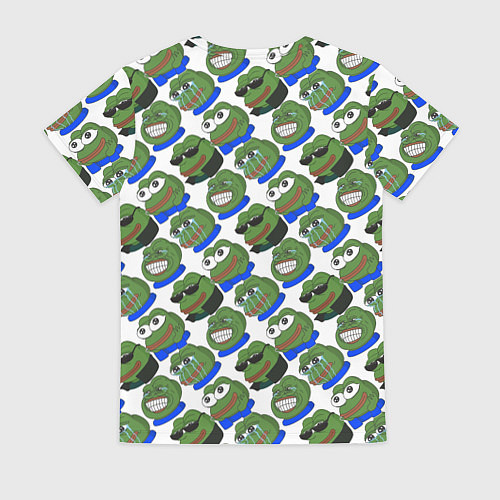 Женская футболка Эмоции Пепе / 3D-принт – фото 2