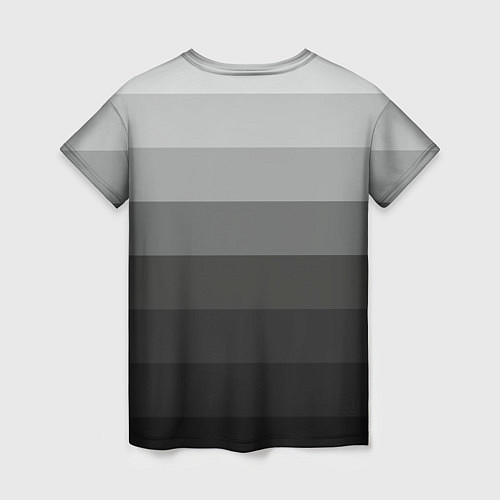 Женская футболка Самый страшный и веселый смайл / 3D-принт – фото 2