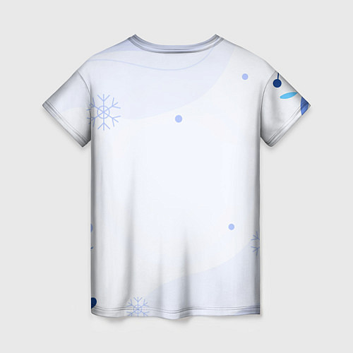 Женская футболка Привет Зима / 3D-принт – фото 2