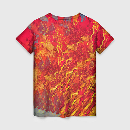 Женская футболка Евангелион красочный / 3D-принт – фото 2