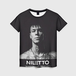 Женская футболка Данил Прытков черно-белая фотография