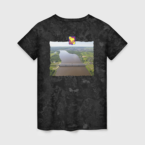 Женская футболка Вятские Поляны - вокзал / 3D-принт – фото 2