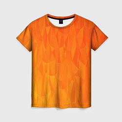 Футболка женская Абстрактно-огненный узор, цвет: 3D-принт