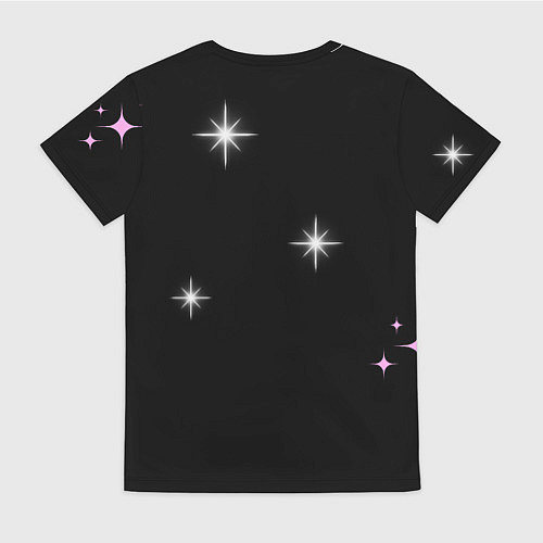 Женская футболка Надпись / 3D-принт – фото 2