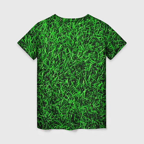 Женская футболка Трава / 3D-принт – фото 2