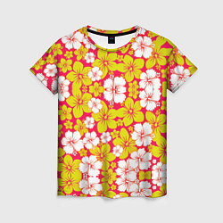 Женская футболка Hawaiian kaleidoscope